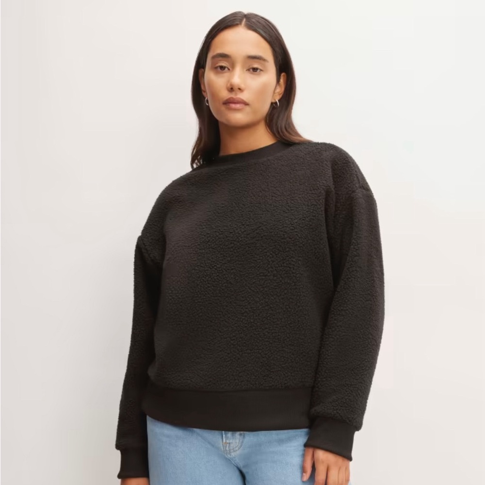 NWTS M Everlane The renew fleece crewneck